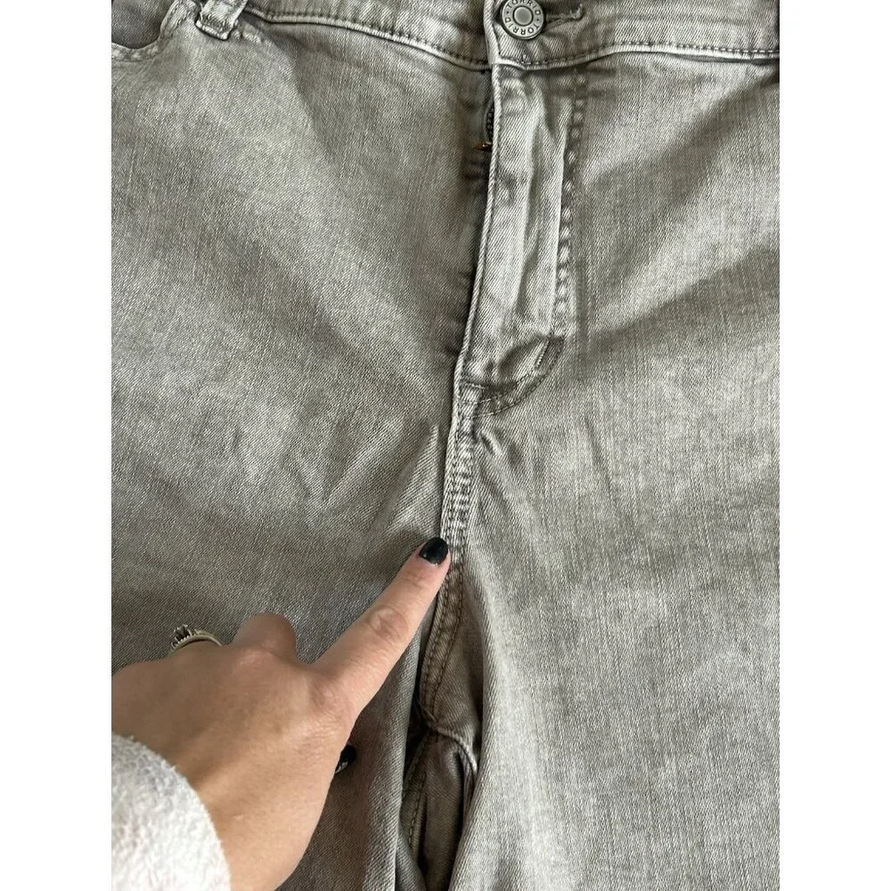 Torrid Size 24 Boyfriend Vintage Stretch Mid-Rise 5 Inch‎ Jean Shorts Smokestack
